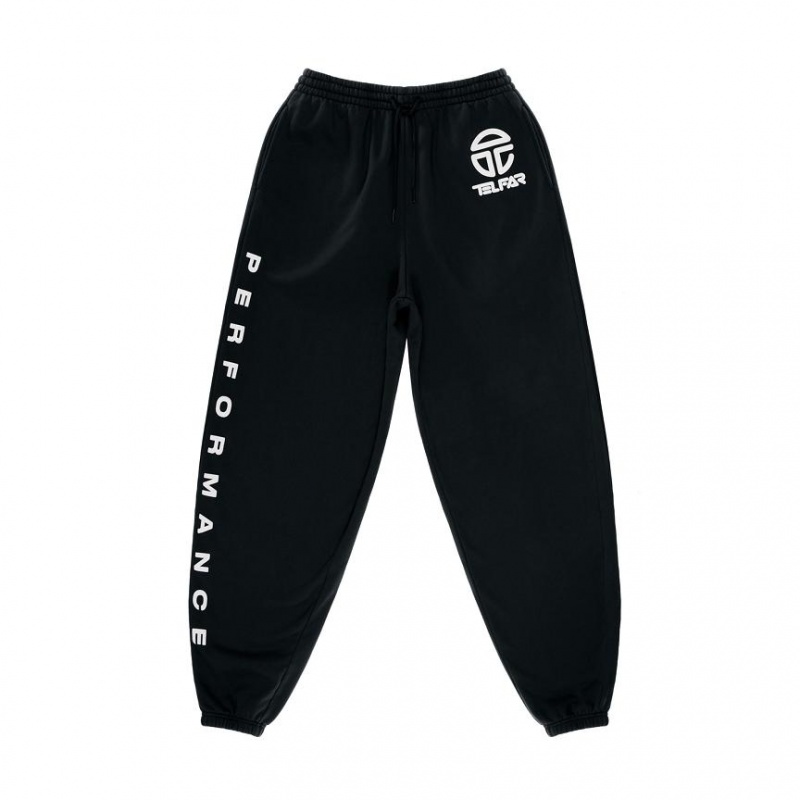 Telfar Baggy Sweatpants Black | CAFM3335