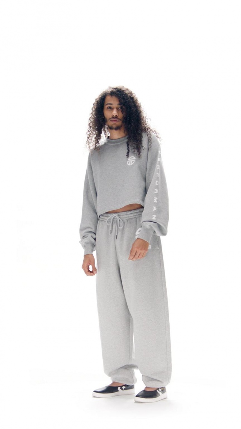 Telfar Baggy Sweatpants Grey | CASO3310