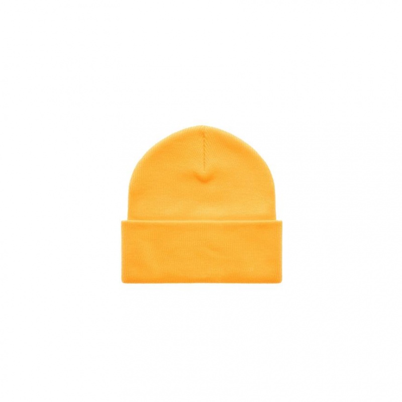 Telfar Beanie Embroidered E Beanie Yellow | CAMA3680