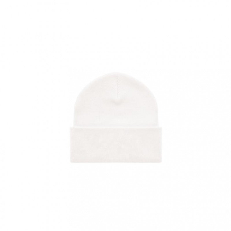 Telfar Beanie Embroidered J Beanie White / White | CADN3685