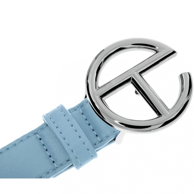 Telfar Belts Logo G Belts Silver / Blue | CAOR3644