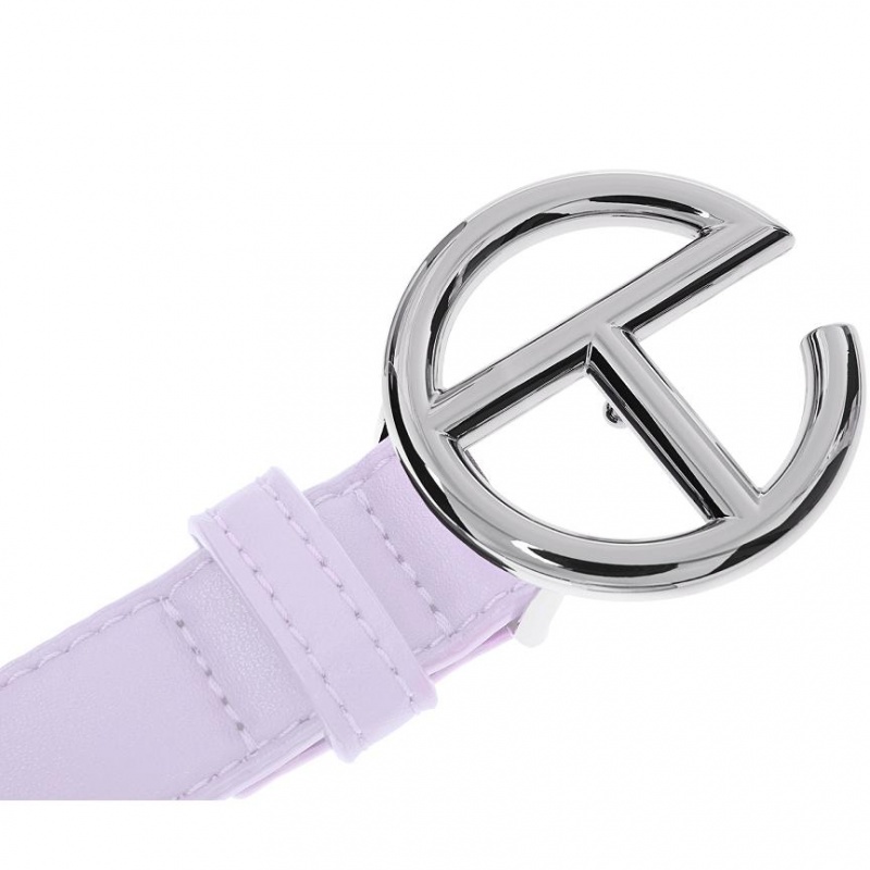 Telfar Belts Logo K Belts Silver / Lavender | CATV3648