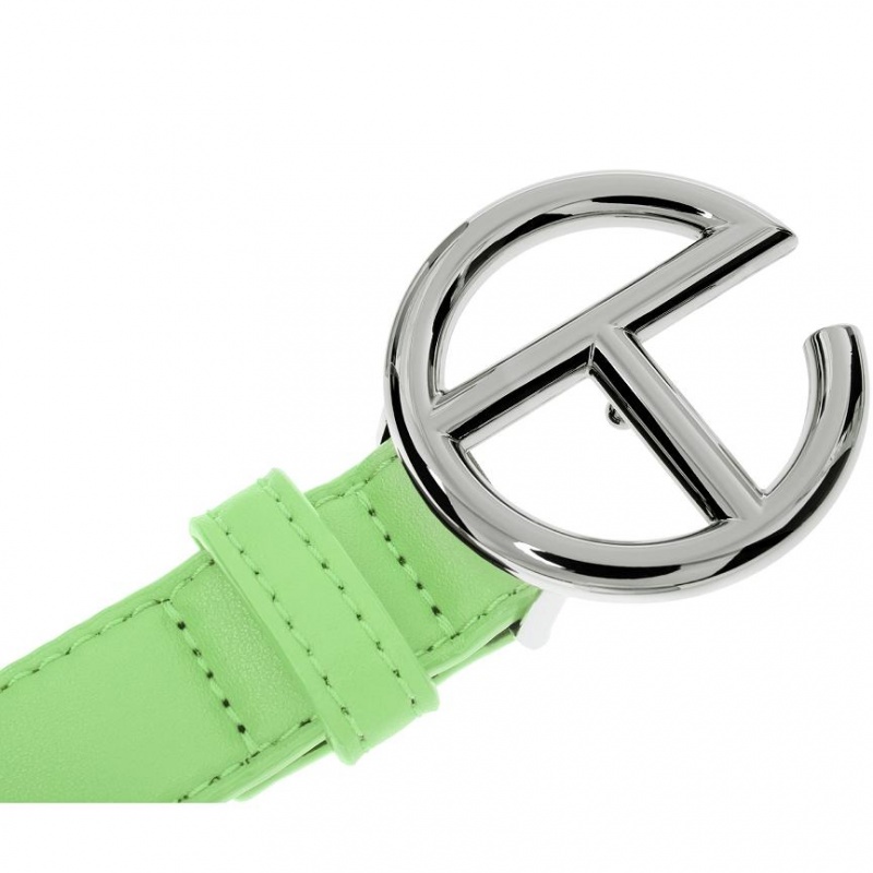 Telfar Belts Logo X Belts Silver / Mint | CAKI3661