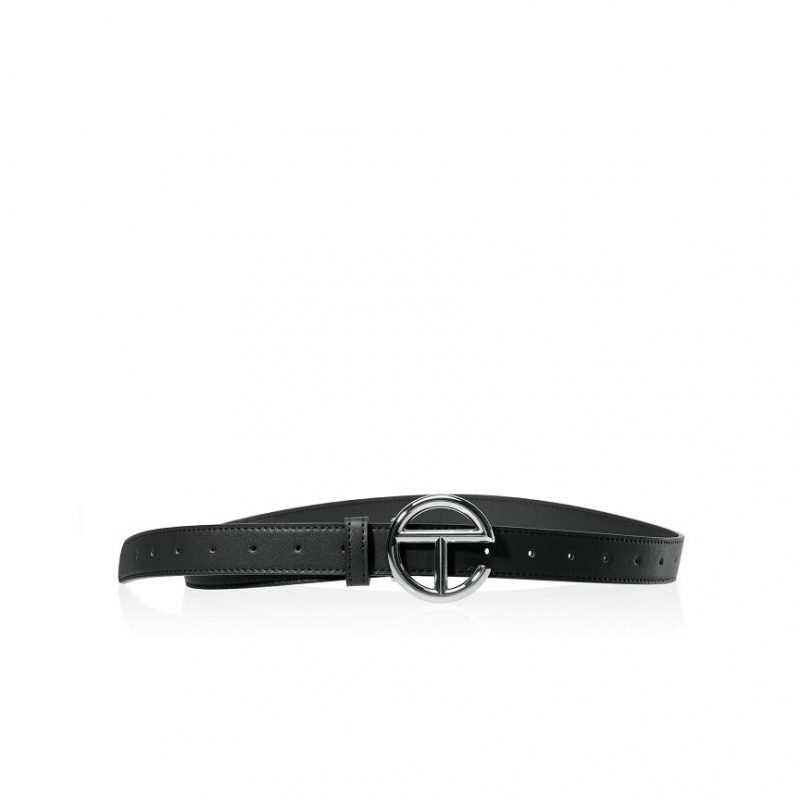 Telfar Belts Logo Ⅹ Belts Silver / Black | CAUT3673