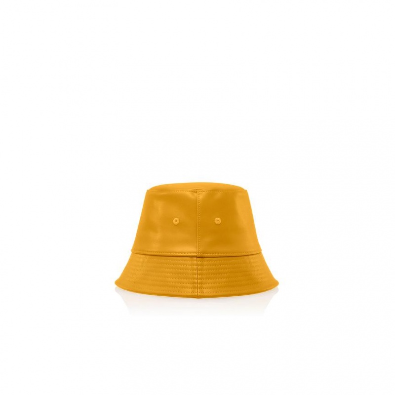 Telfar Bucket Hats Logo B Bucket Hats Mustard | CAAP3617