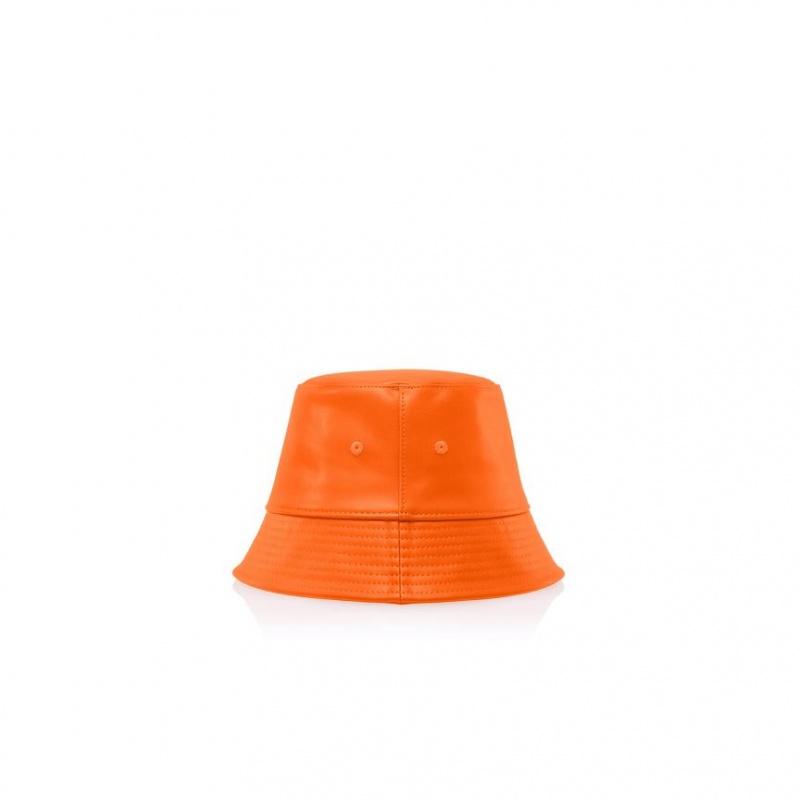 Telfar Bucket Hats Logo C Bucket Hats Orange | CAPQ3618