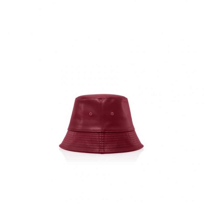 Telfar Bucket Hats Logo H Bucket Hats Burgundy | CATV3623