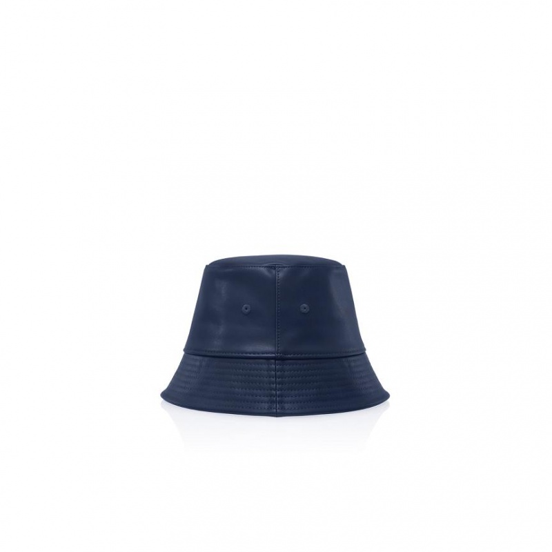 Telfar Bucket Hats Logo J Bucket Hats Navy | CAEX3625