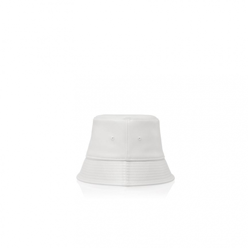 Telfar Bucket Hats Logo P Bucket Hats White | CAGL3631