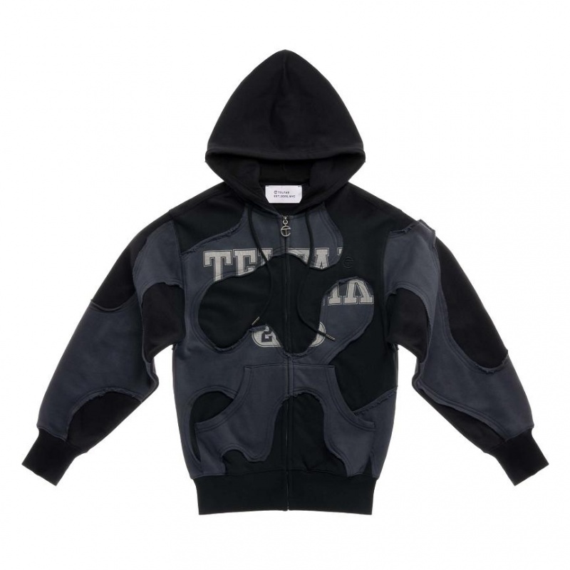 Telfar Camo Hoodie Black / Black | CAHK3481