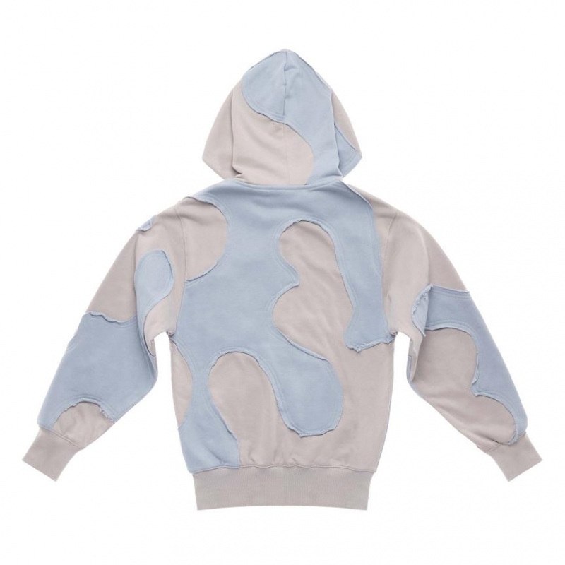 Telfar Camo Hoodie Blue / Beige | CAFM3476