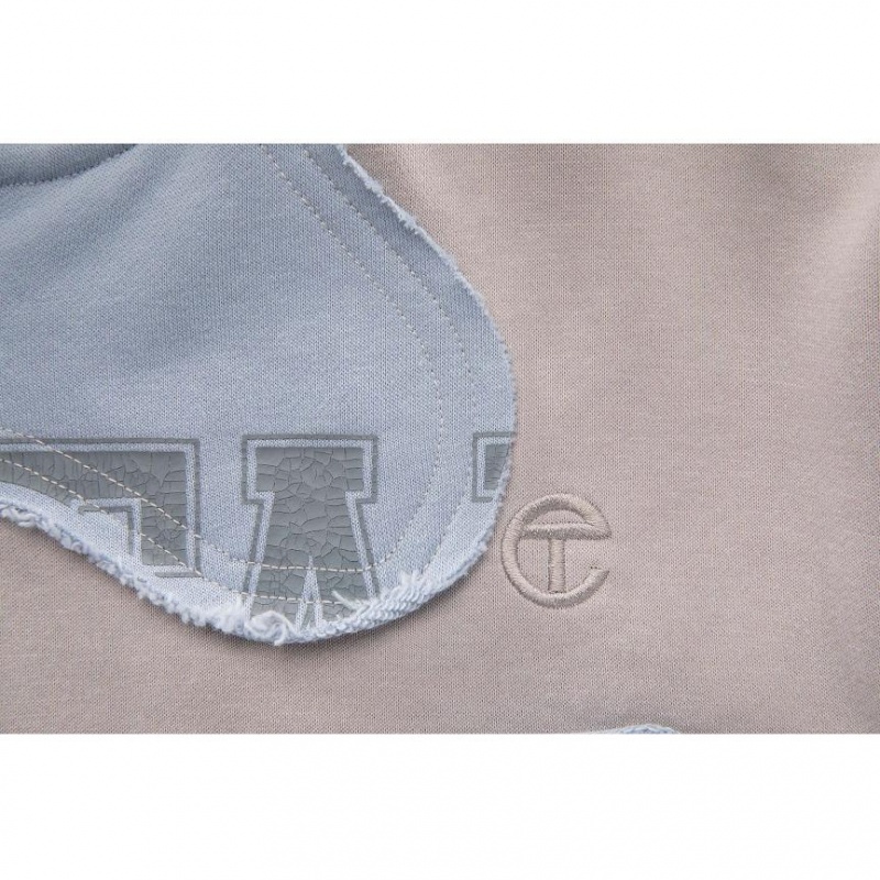 Telfar Camo Hoodie Blue / Beige | CAFM3476