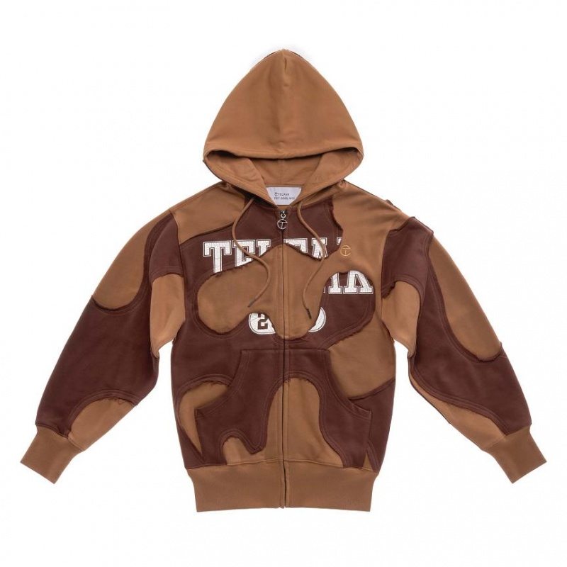 Telfar Camo Hoodie Chocolate | CASO3478