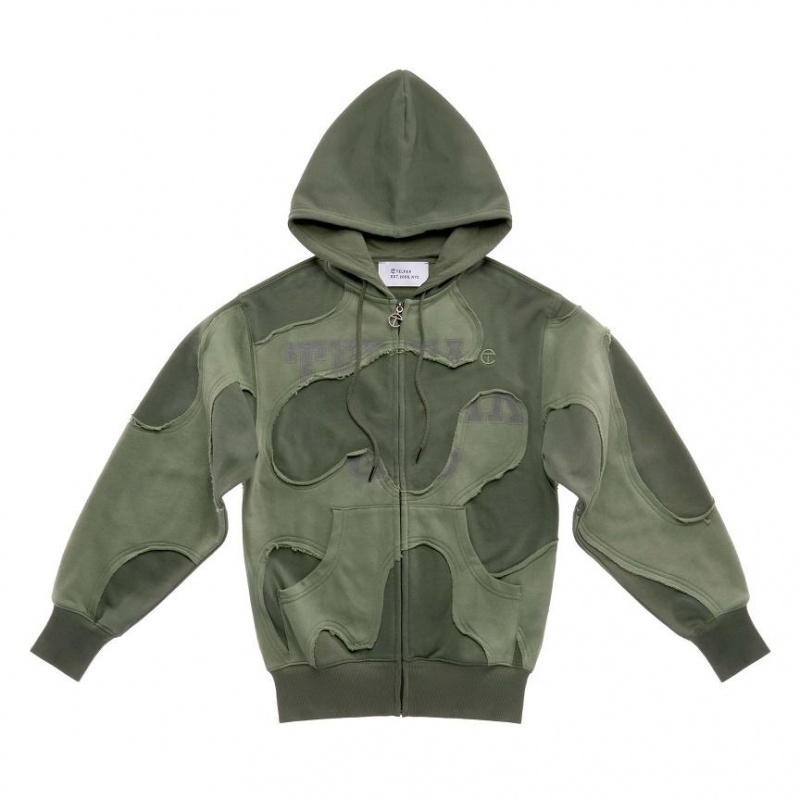 Telfar Camo Hoodie Olive | CADN3477