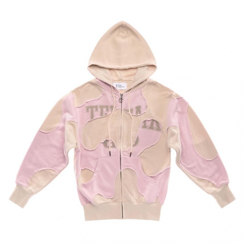 Telfar Camo Hoodie Pink / Brown | CAHK3474