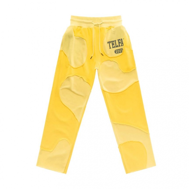 Telfar Camo Sweatpants Yellow | CANB3323