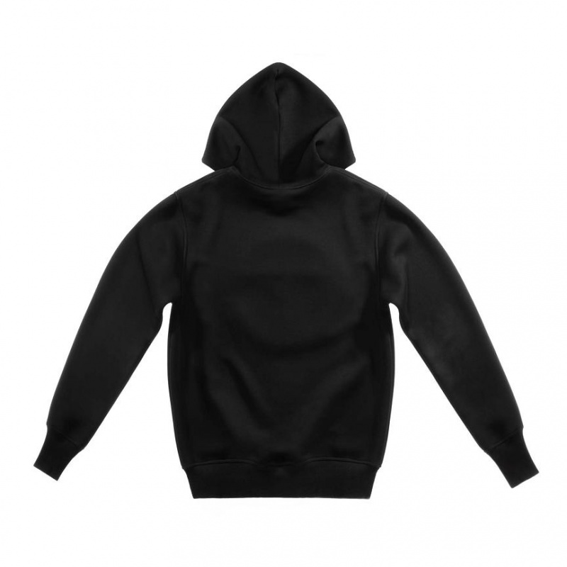 Telfar Embossed Hoodie Black | CAKI3505