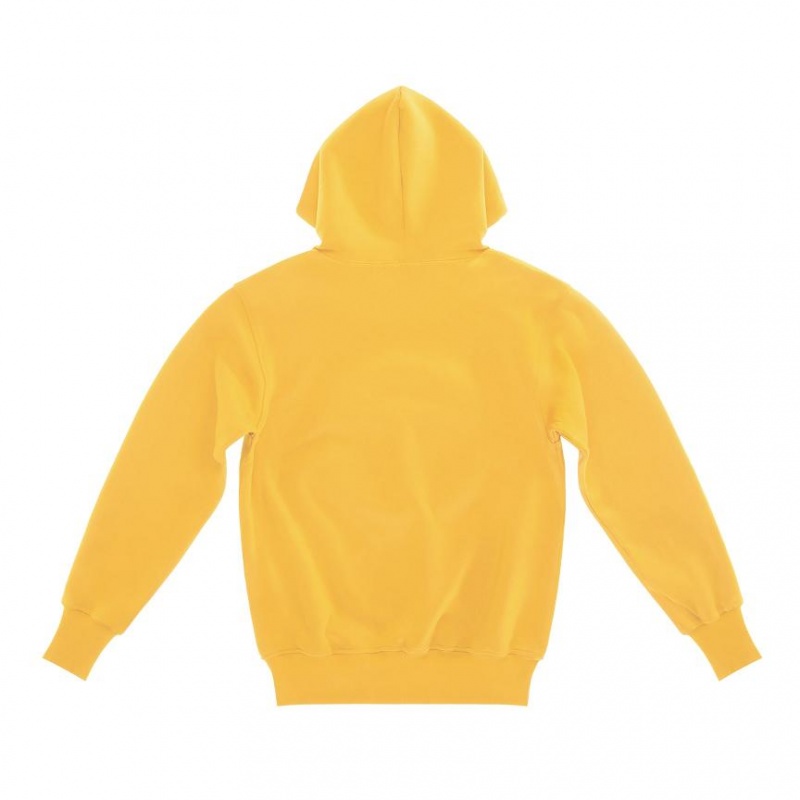 Telfar Embossed Hoodie Yellow | CAFM3483