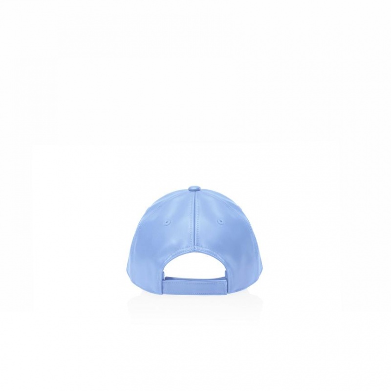 Telfar Hats Logo Embossed F Hats Blue | CASO3582