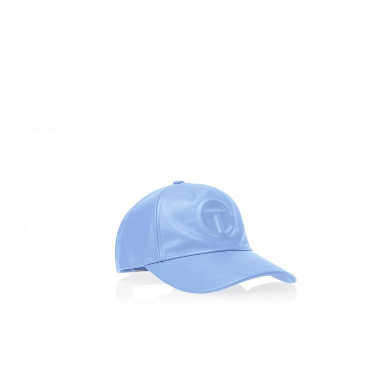 Telfar Hats Logo Embossed F Hats Blue | CASO3582