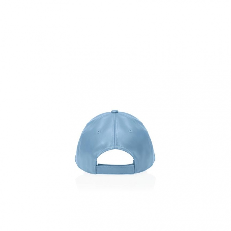 Telfar Hats Logo Embossed G Hats Blue | CAAP3583