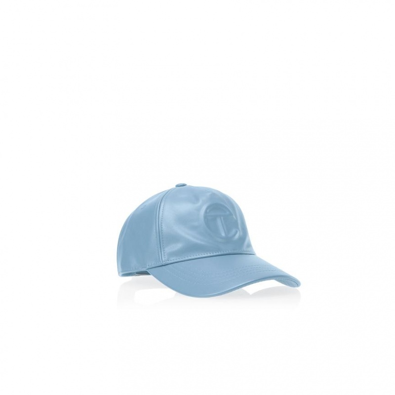 Telfar Hats Logo Embossed G Hats Blue | CAAP3583