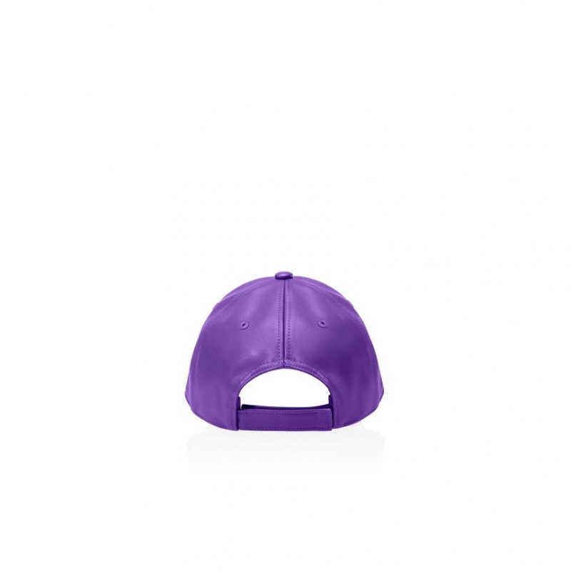 Telfar Hats Logo Embossed I Hats Purple | CAHK3585