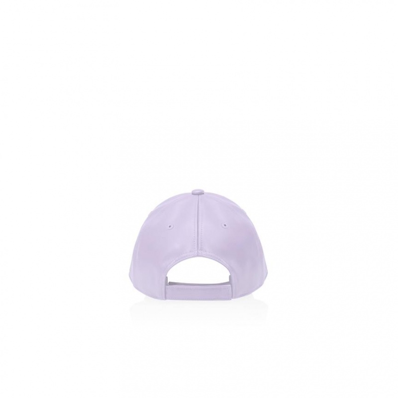 Telfar Hats Logo Embossed K Hats Lavender | CAFM3587