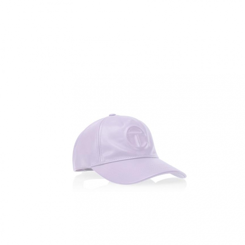 Telfar Hats Logo Embossed K Hats Lavender | CAFM3587