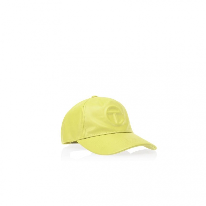 Telfar Hats Logo Embossed U Hats Yellow | CARW3597