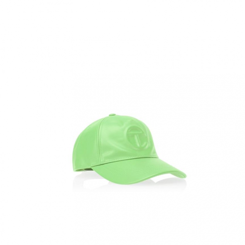 Telfar Hats Logo Embossed X Hats Mint | CAQZ3600