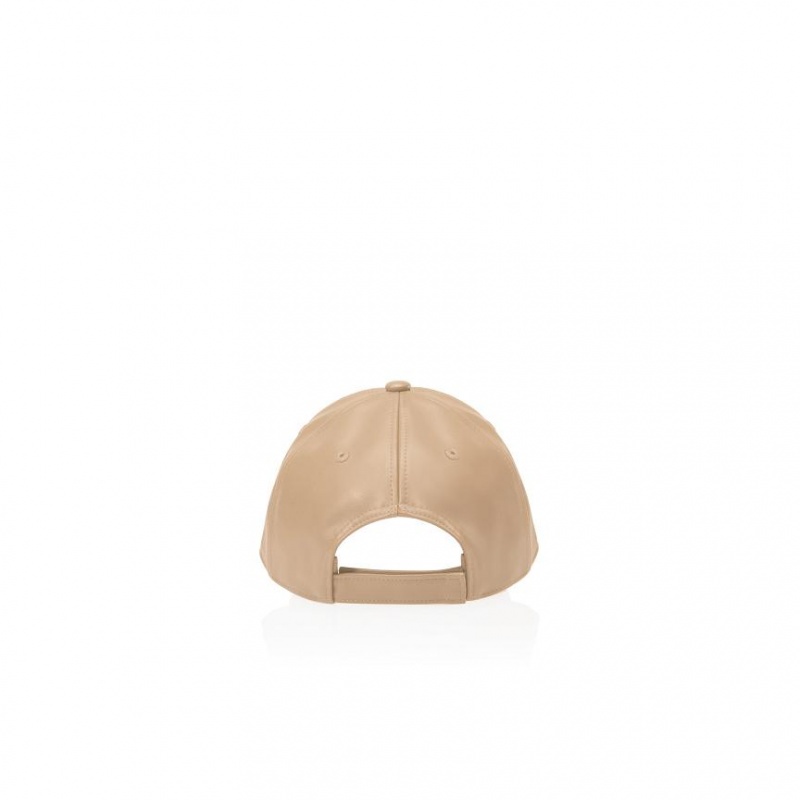 Telfar Hats Logo Embossed Ⅶ Hats Cream | CAKI3609