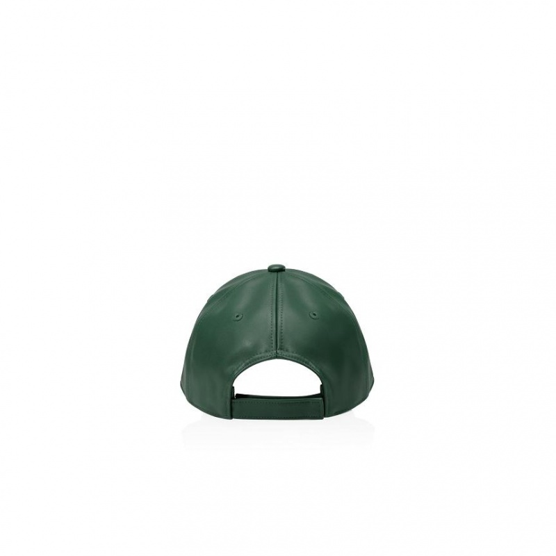 Telfar Hats Logo Embossed Ⅱ Hats Dark Olive | CAVD3604