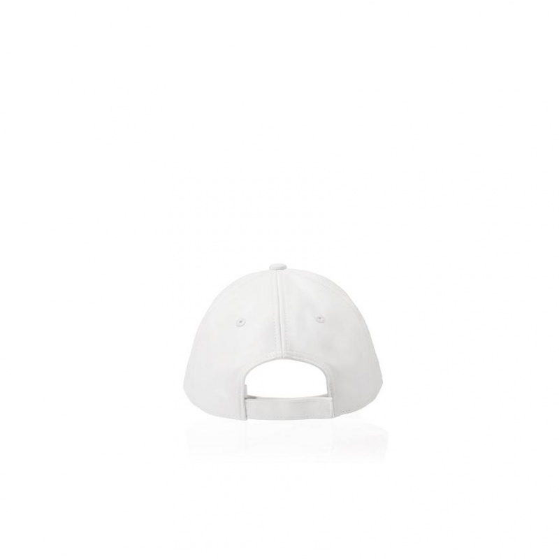 Telfar Hats Logo Embossed Ⅴ Hats White | CAZG3607