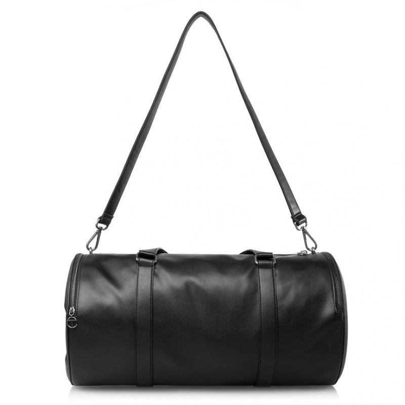 Telfar Large Duffle Bags Black | CALH3187