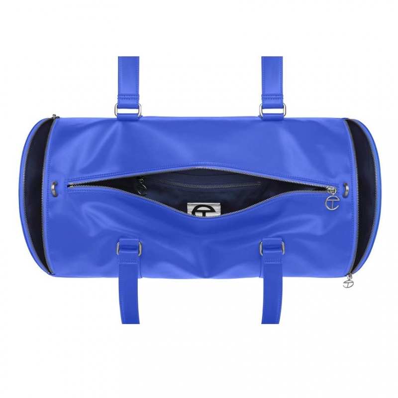 Telfar Large Duffle Bags Blue | CAAP3169