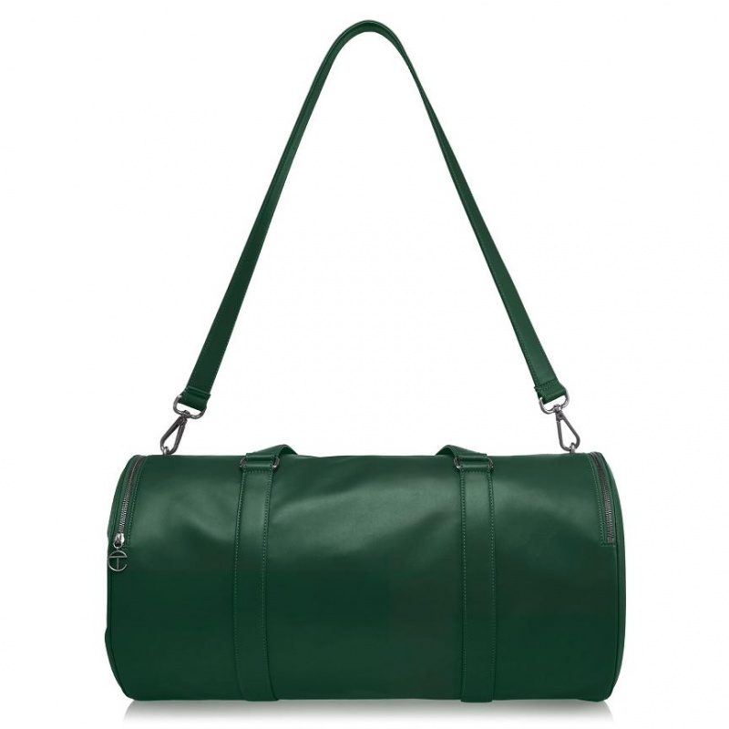 Telfar Large Duffle Bags Dark Olive | CAWY3178