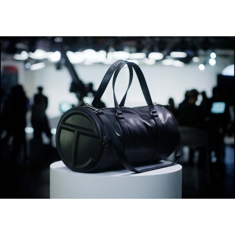 Telfar Large Duffle Bags Dark Olive | CAWY3178