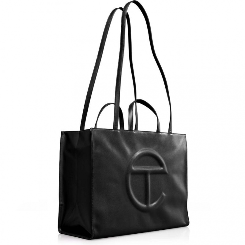 Telfar Large Shopper Bag Black | CAGL3139