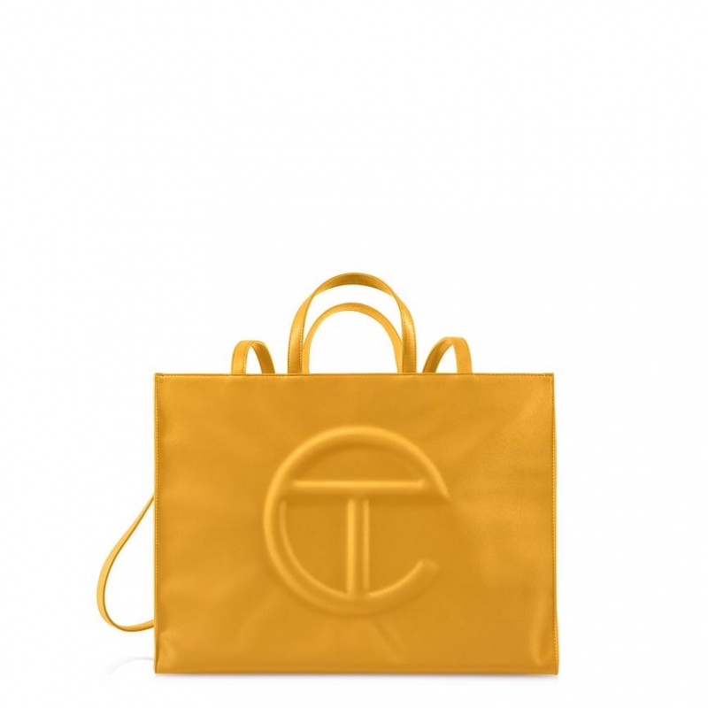 Telfar Large Shopper Bag Mustard | CAXF3088