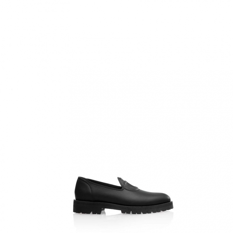 Telfar Logo Loafers Black | CARW3008