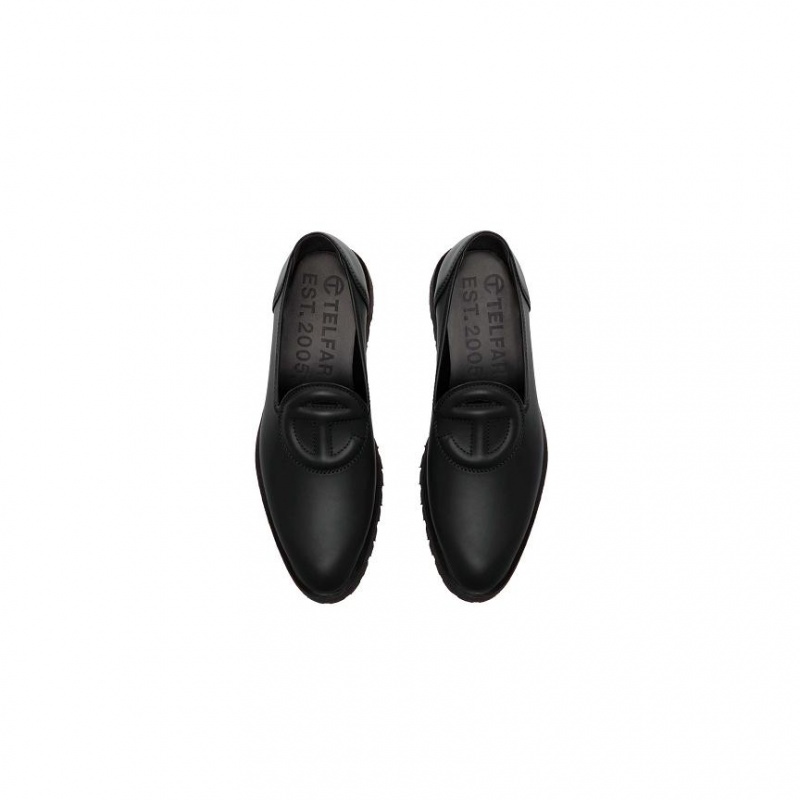 Telfar Logo Loafers Black | CARW3008