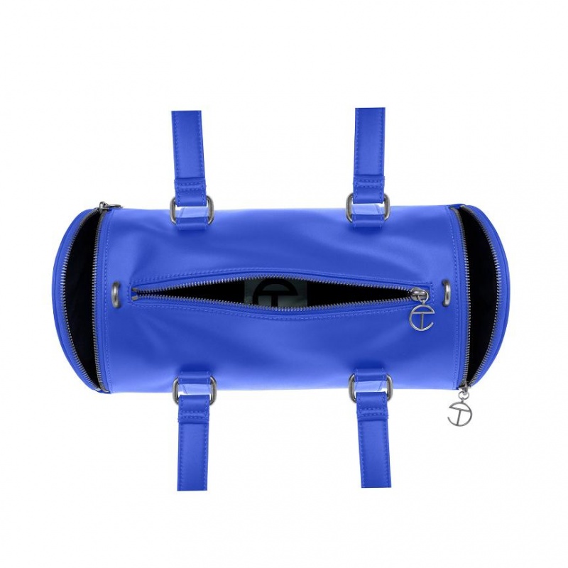 Telfar Medium Duffle Bags Blue | CAPQ3170