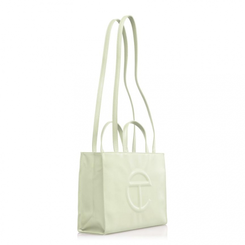 Telfar Medium Shopper Bag Mint | CAYU3077