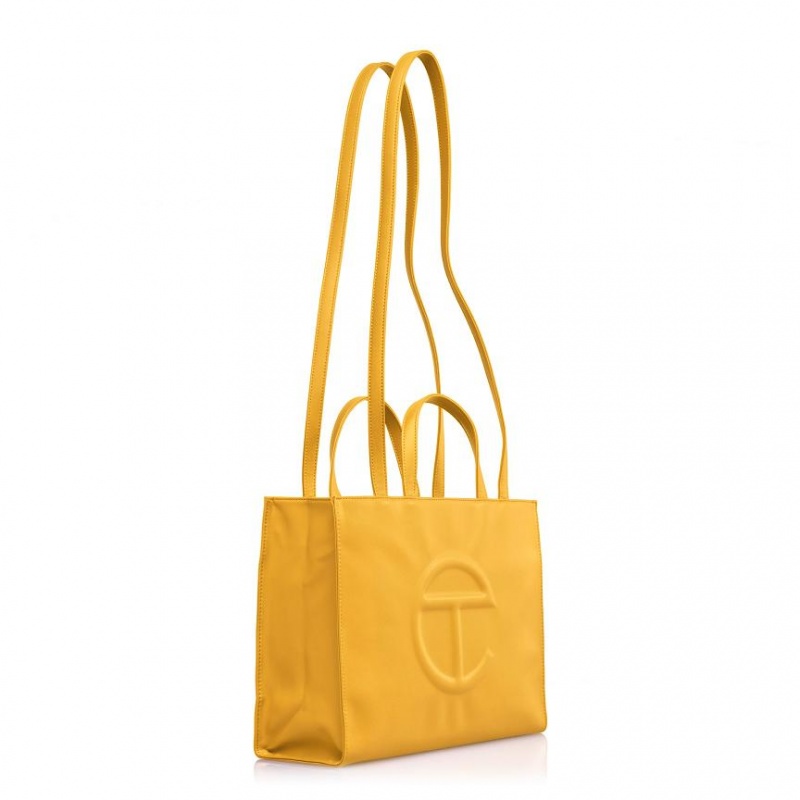 Telfar Medium Shopper Bag Mustard | CAZG3089