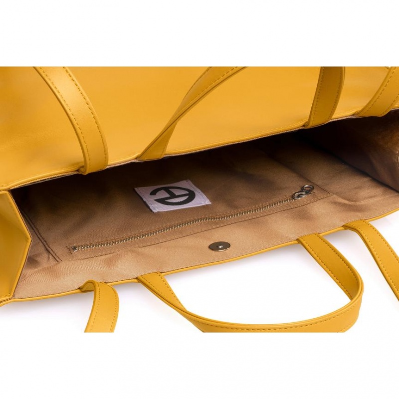 Telfar Medium Shopper Bag Mustard | CAZG3089