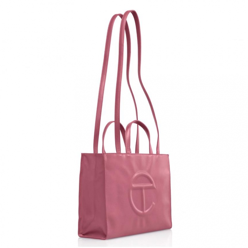 Telfar Medium Shopper Bag Pink | CANB3110