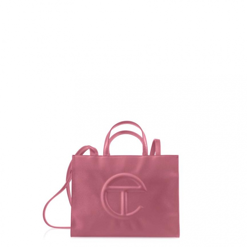 Telfar Medium Shopper Bag Pink | CANB3110