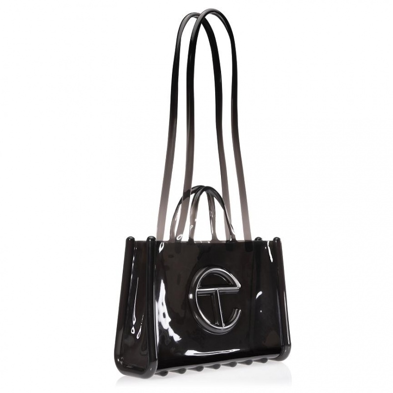 Telfar Melissa x Large Jelly Bags Black | CAEX3151