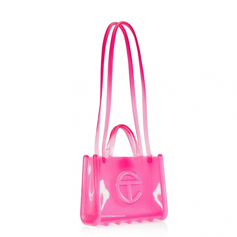 Telfar Melissa x Medium Jelly Bags Pink | CATV3149